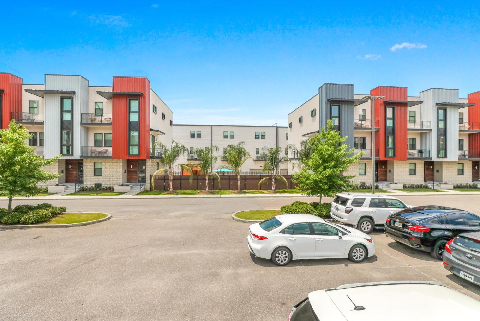 뉴올리언스 Private Townhouse In A Secure Location 빌라 외부 사진